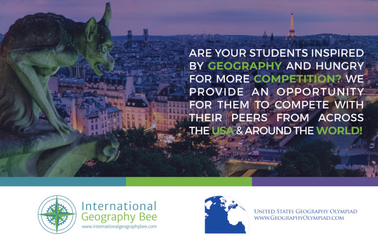 Print Design International Geography Bee Postcard » Danielle Hobeika