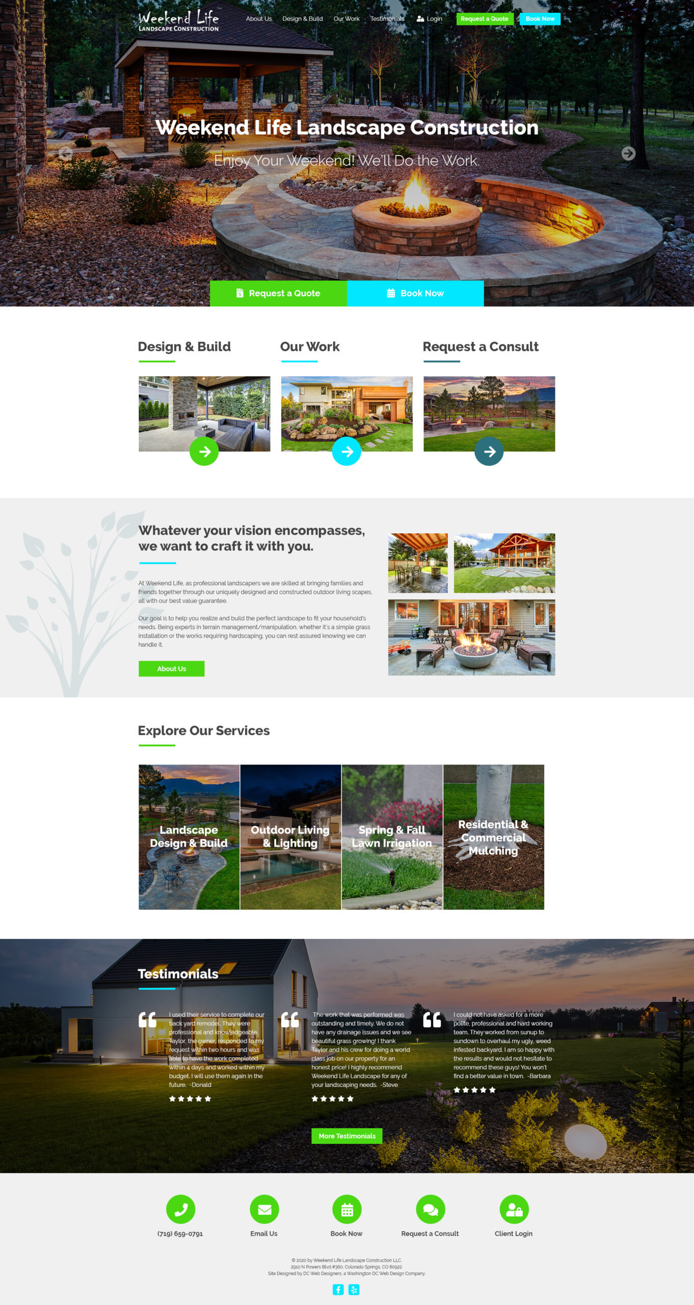 Website Design for Landscaping