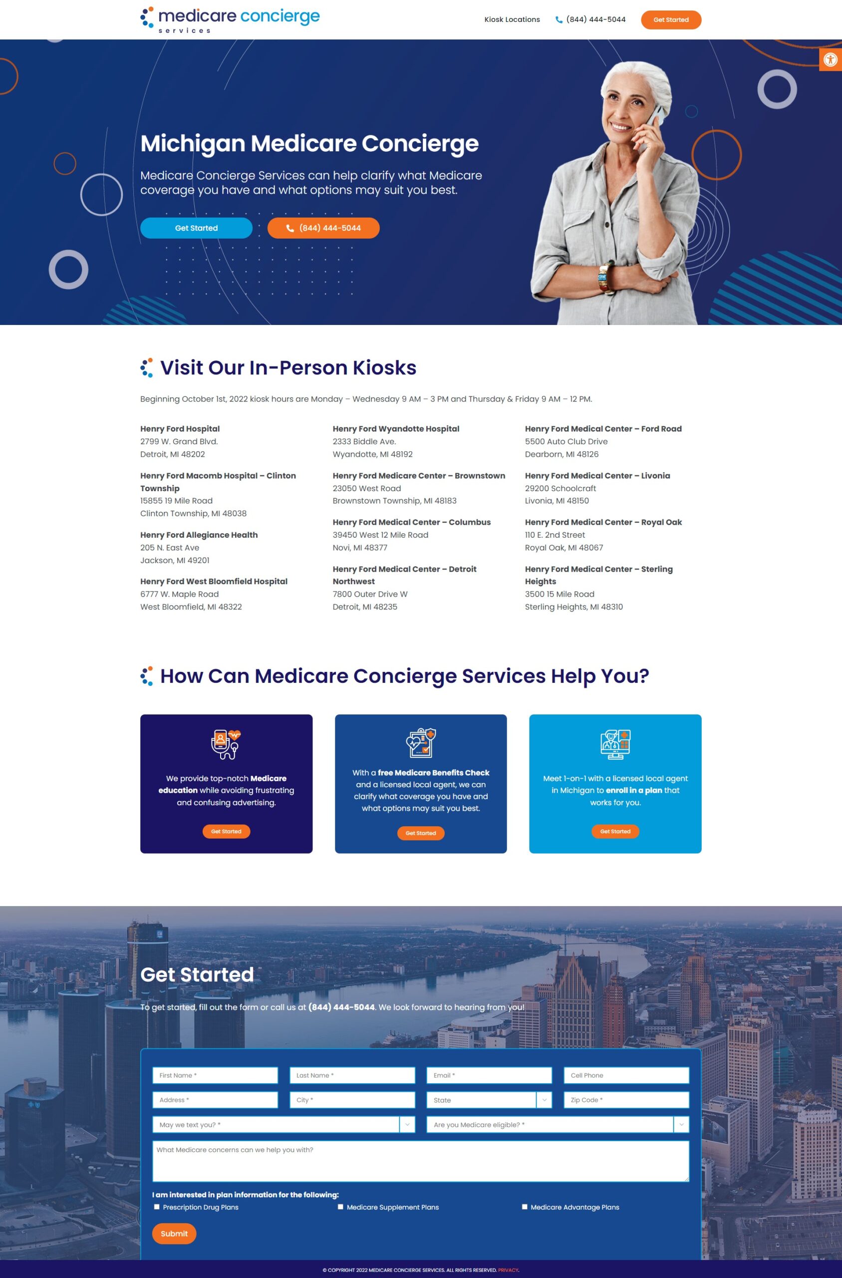 Web Design: Michigan Medicare Concierge Services