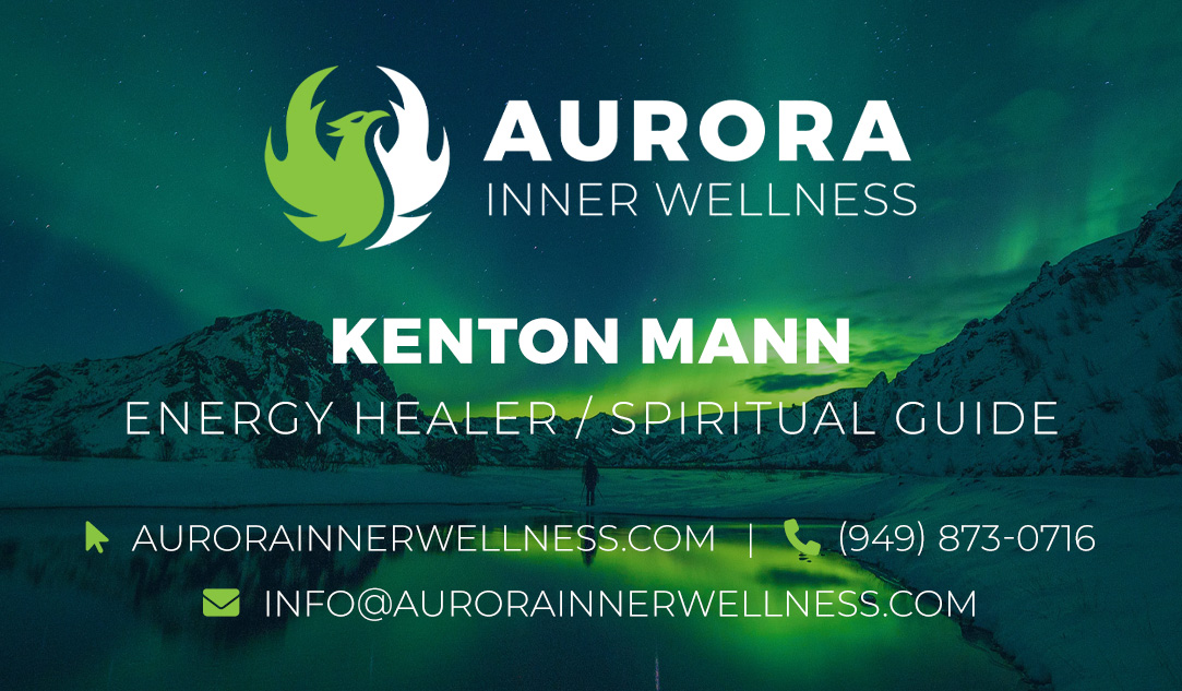 Aurora Inner Wellness Holistic Healing in Newport Beach - Business Card Design