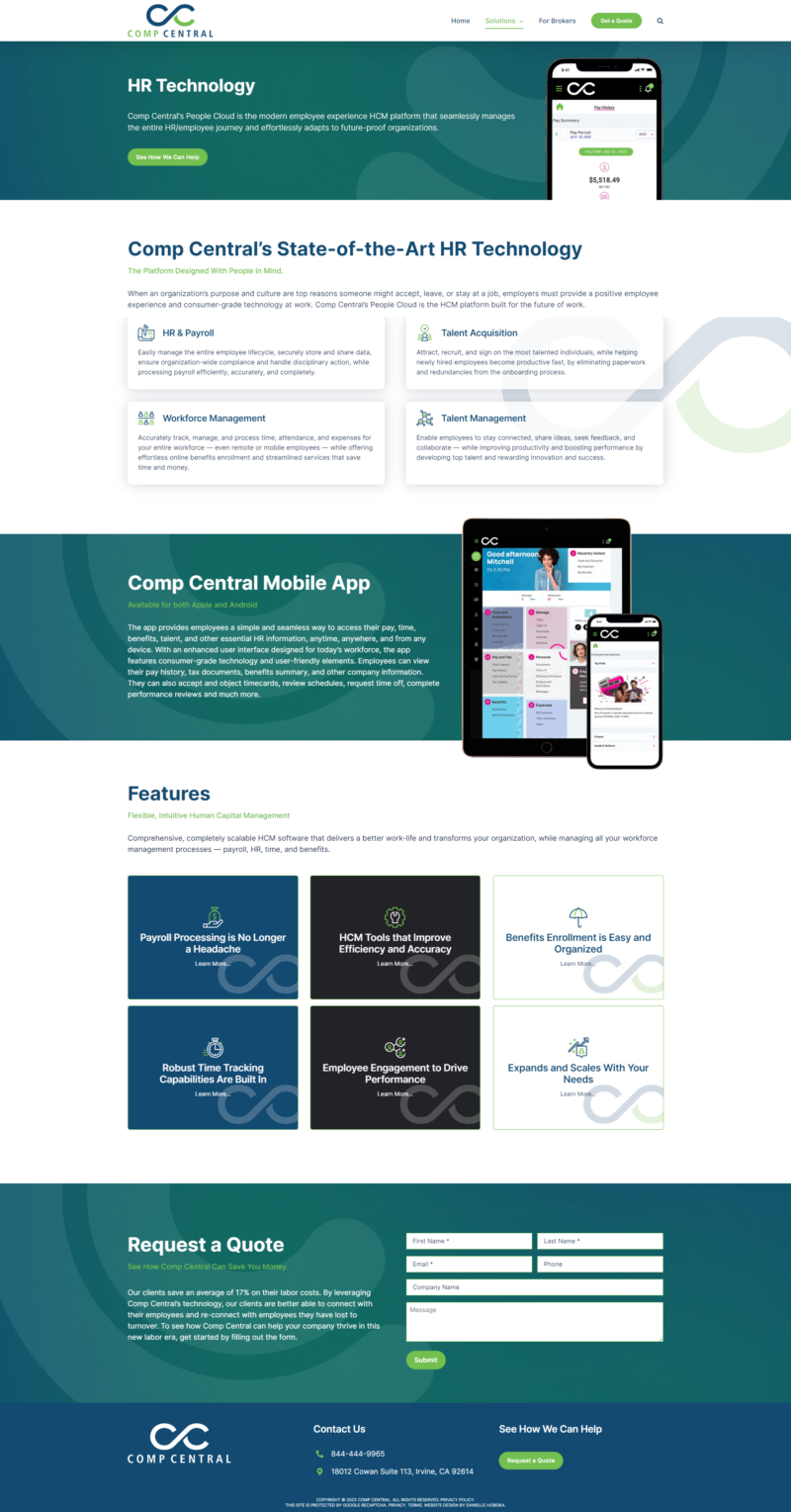 Web Design: Comp Central