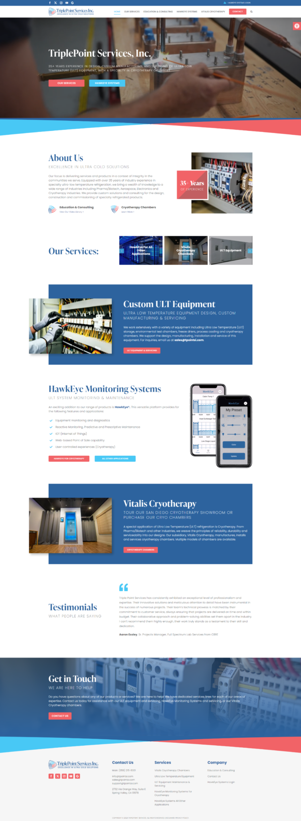 TriplePoint Services Web Design