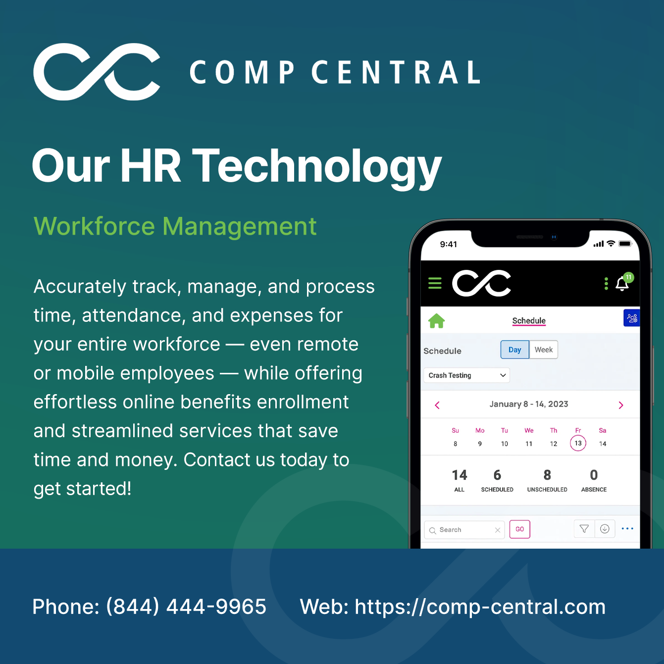 Payroll and HR Software Social Media Graphics
